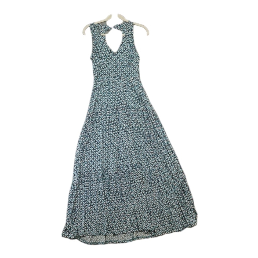 Anthropologie Maeve Women's Teal Luella Knit V Neck Maxi Dress Small